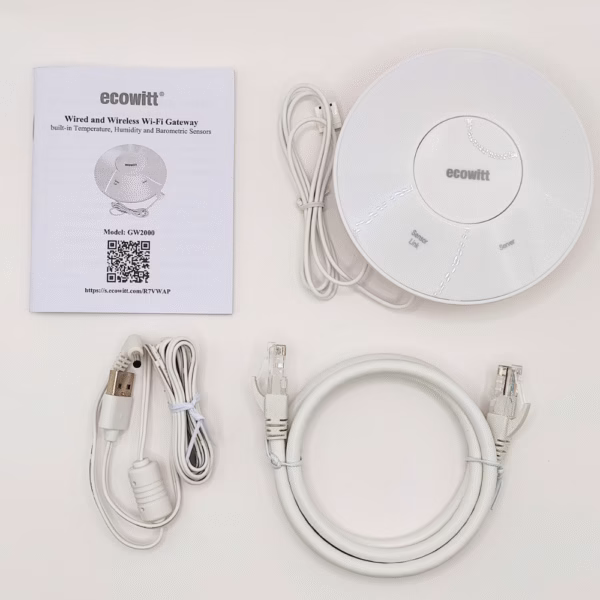 Ecowitt GW2000 Gateway - Box Contents